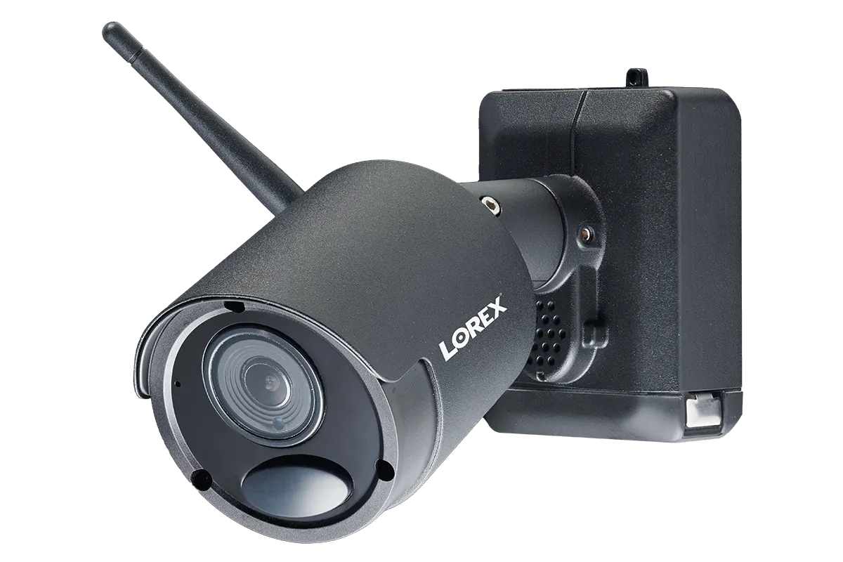 1080p Wire Free Camera System with Two Battery Powered Metal Cameras, 65ft Night Vision, Two-Way Audio, and a 1TB Hard Drive