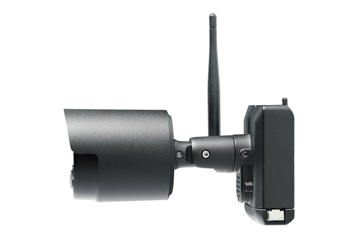 1080p Wire Free Camera System with Two Battery Powered Metal Cameras, 65ft Night Vision, Two-Way Audio, and a 1TB Hard Drive