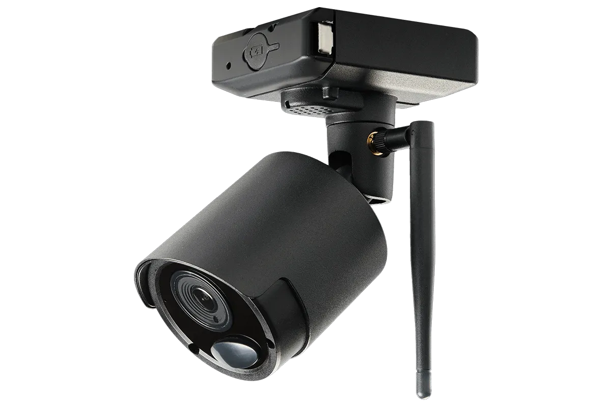 1080p Wire Free Camera System with Two Battery Powered Metal Cameras, 65ft Night Vision, Two-Way Audio, and a 1TB Hard Drive