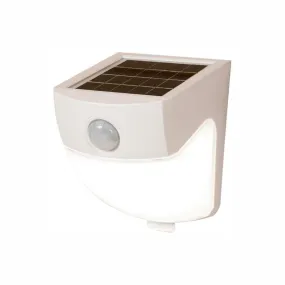 120-Degree White Motion Activated Sensor Outdoor Solar Powered Wedge Security Light