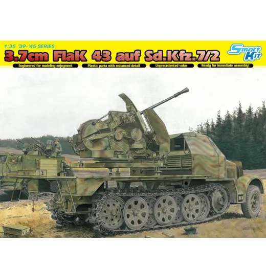 1/35 3.7cm FlaK 43 auf Sd.Kfz.7/2 (Smart Kit)