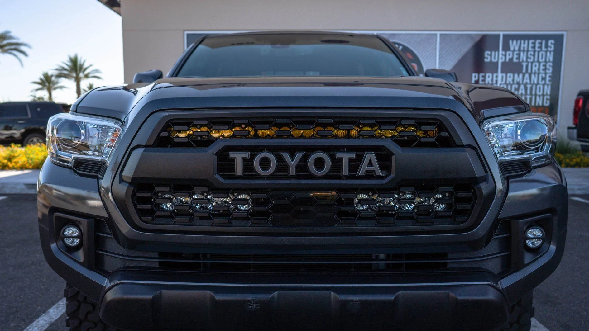 '16-23 Toyota Tacoma SDHQ Built BTG Dual 10" Light Bar Mount
