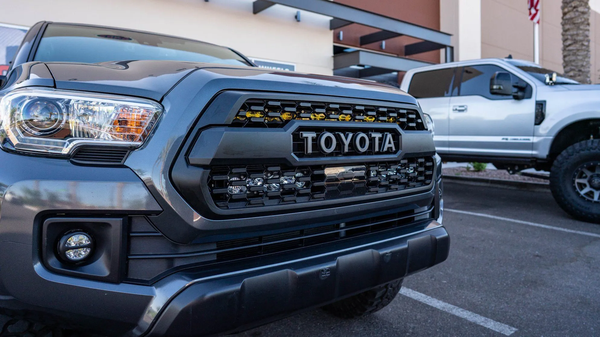 '16-23 Toyota Tacoma SDHQ Built BTG Dual 10" Light Bar Mount