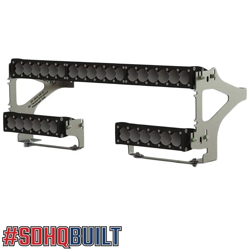 '16-23 Toyota Tacoma SDHQ Built BTG Dual 10" Light Bar Mount