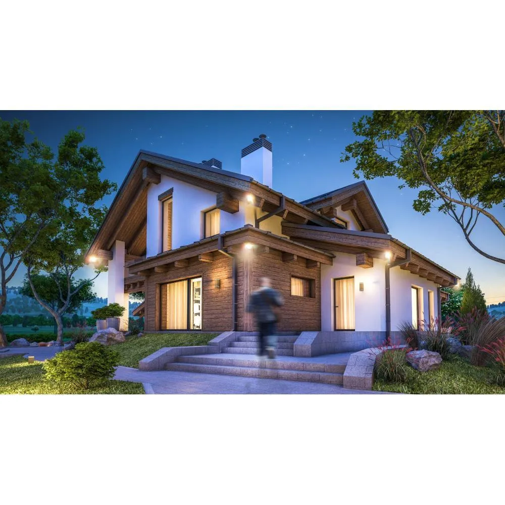 180-Degree White Smart Bluetooth Motion Activated Outdoor Integrated LED Flood Light with In-Wall Accessory Dimmer
