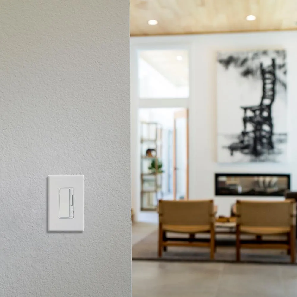 180-Degree White Smart Bluetooth Motion Activated Outdoor Integrated LED Flood Light with In-Wall Accessory Dimmer