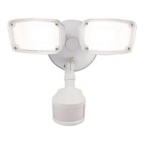 180° White Smart Bluetooth Motion Activated Outdoor Integrated LED Flood Light with Tunable CCT by HALO Home