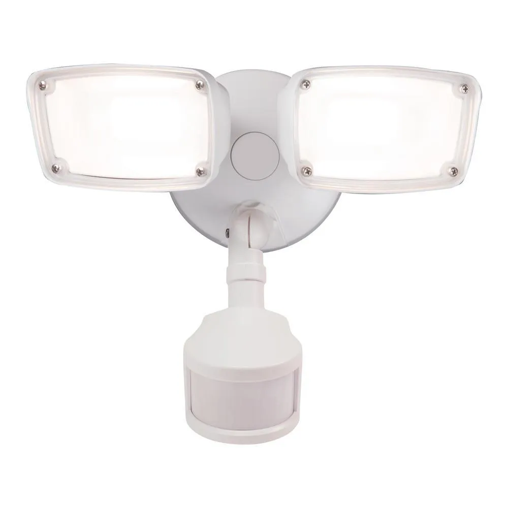 180° White Smart Bluetooth Motion Activated Outdoor Integrated LED Flood Light with Tunable CCT by HALO Home