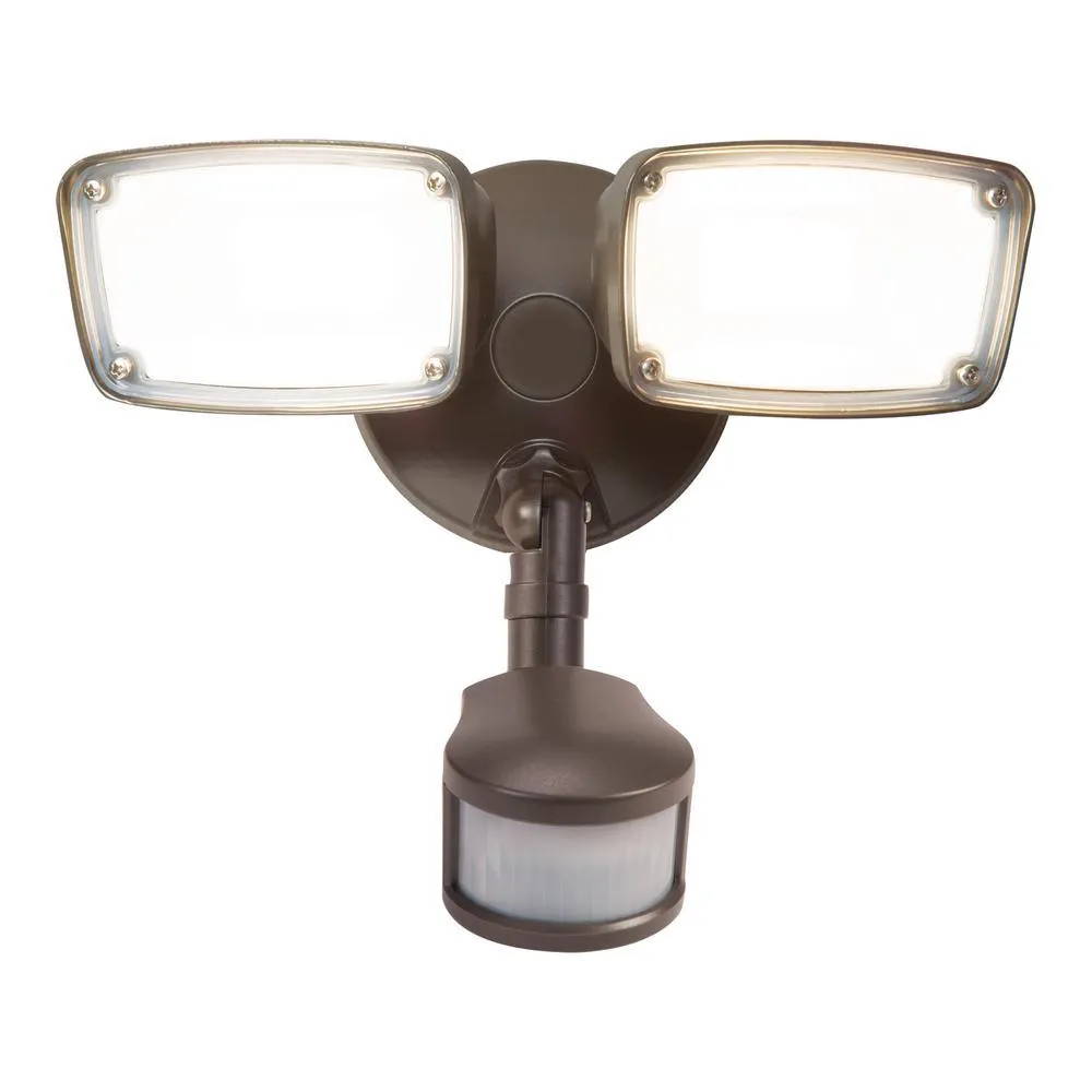 180° White Smart Bluetooth Motion Activated Outdoor Integrated LED Flood Light with Tunable CCT by HALO Home