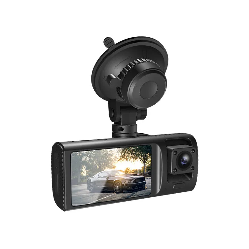 3 Channel Dash Cam Camera, Front Inside and Rear Camera WiFi