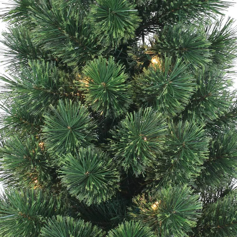 3.5' Mixed Cashmere Pre-Lit Potted Artificial Foyer Tree