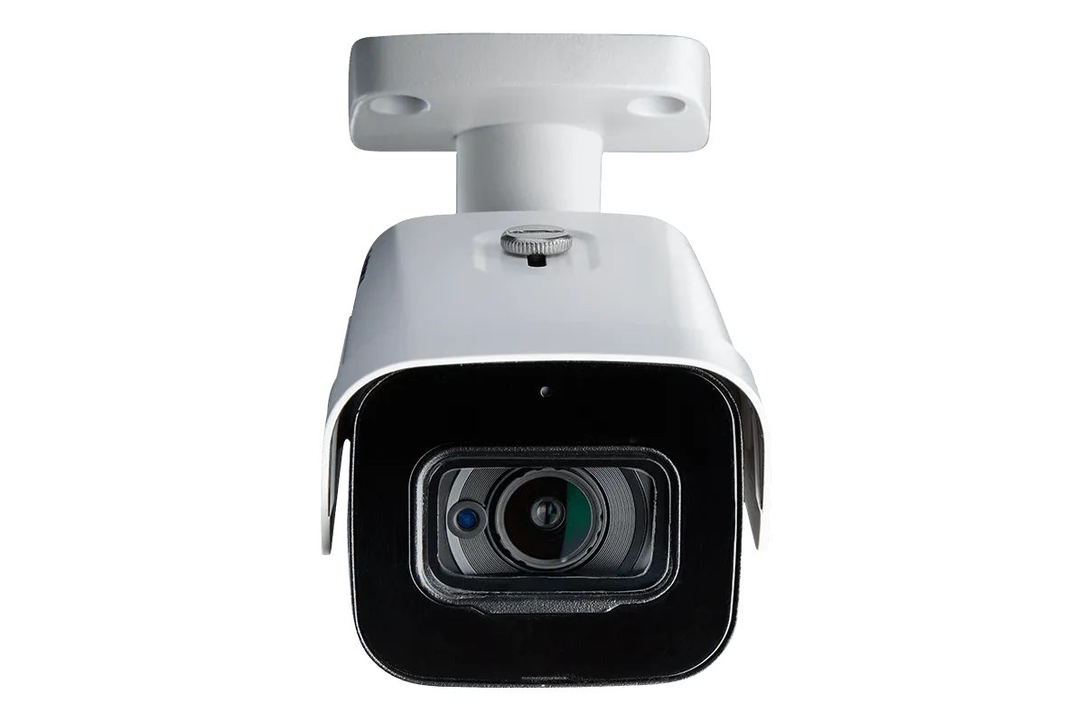 4K (8MP) Ultra HD Outdoor Metal Security Cameras with Audio & 150ft Color Night Vision (4-Pack)