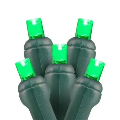 5mm 100L LED Christmas Lights Green