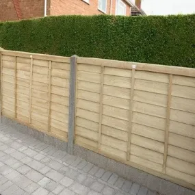 6ft x 4ft Pressure Treated Superlap Fence Panel
