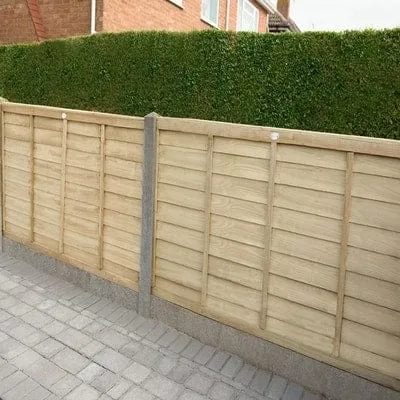 6ft x 4ft Pressure Treated Superlap Fence Panel