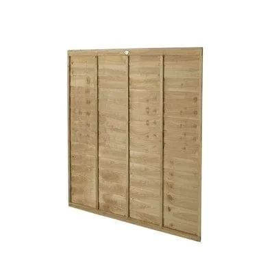 6ft x 5ft  Pressure Treated Superlap Fence Panel