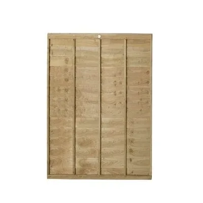 6ft x 5ft  Pressure Treated Superlap Fence Panel