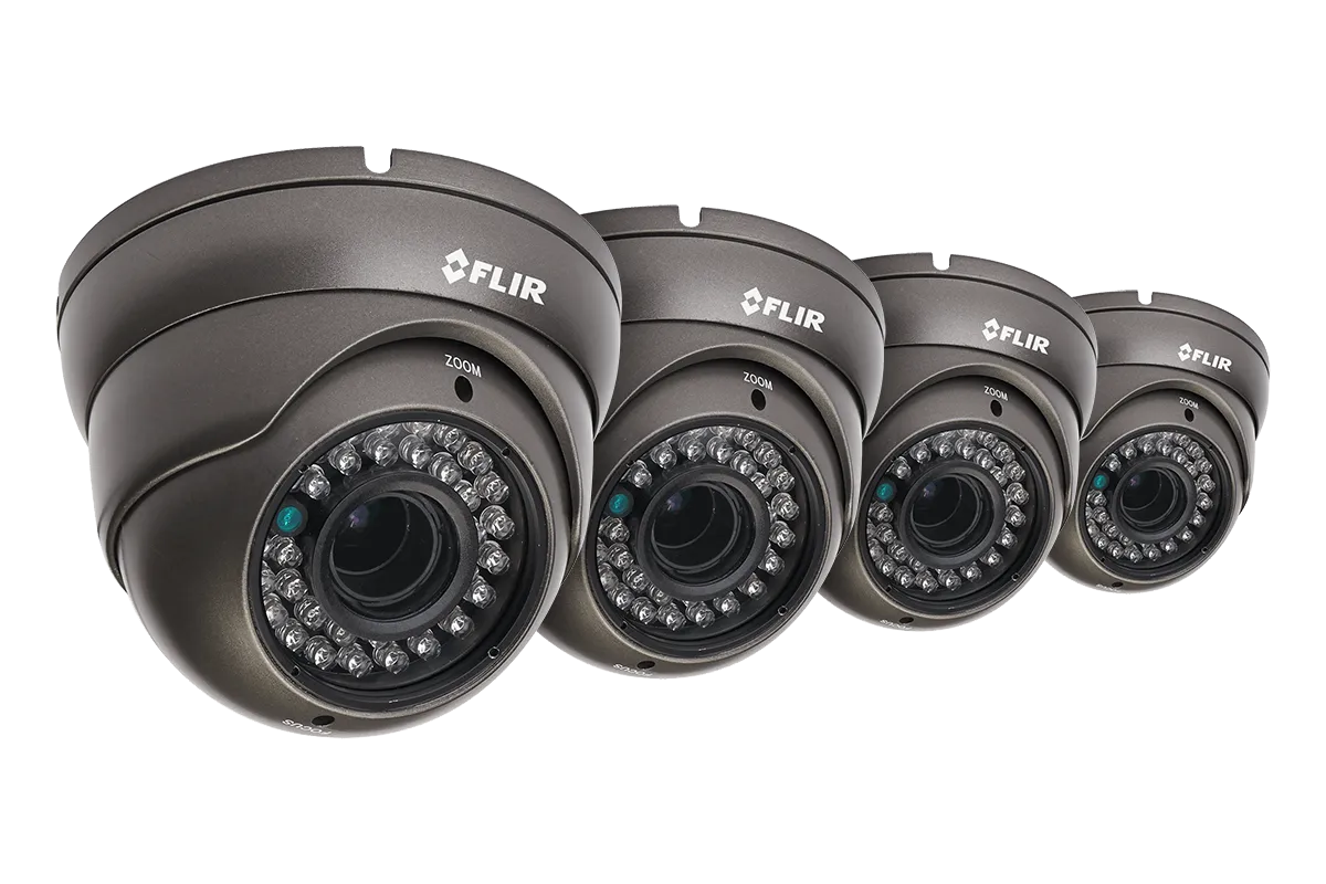 700TVL Security Camera 4-Pack with Night Vision