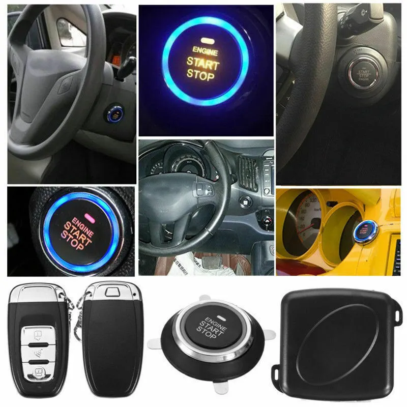 9 in 1 Start Push Button Remote Starter Keyless Entry Car SUV