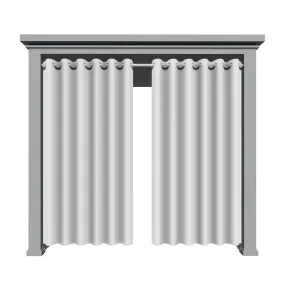 ABCCANOPY Waterproof Sun Blocking Patio Privacy Drapes with Grommets for Gazebo, Porch, Pergola, Cabana (1 Piece)