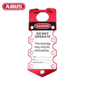 Abus - 18024 - Aluminum Labeled Hasp (18024)