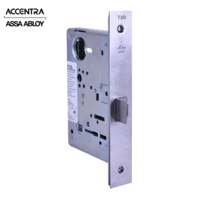 Accentra (Formerly Yale) - 8801FL  - Mortise Lock Body - Passage - 626 - Satin Chrome - Body Only - Grade 1