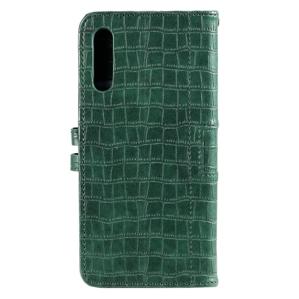Anymob Samsung Black Leather Case Cover 3D Flip Wallet Phone Protection