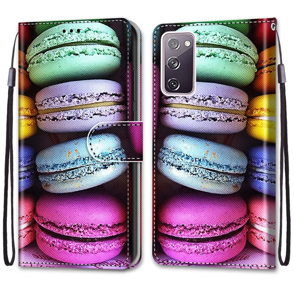 Anymob Samsung Red Rose Phone Case Magnetic Flip Leather Card Wallet Cover