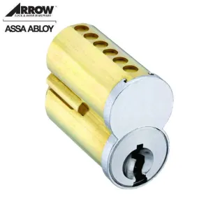 Arrow - 100CRP-UCXTC - Small-Format IC Core SFIC - 6 Pins - No Logo - Best TC - Uncombinated - Satin Chrome