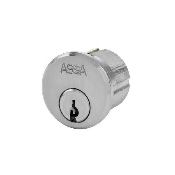 ASSA - Maximum  Restricted - Mortise Cylinder - 1-1/8" - KD - 626 - Satin Chrome