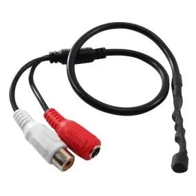 Audio Hidden Microphone Cable for CCTV Security Surveillance Camera