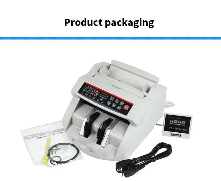 Automatic Multi-Currency Money Counter with UV/MG Bill Detection