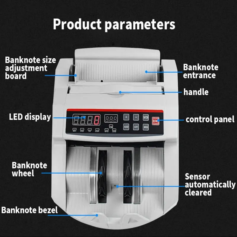 Automatic Multi-Currency Money Counter with UV/MG Bill Detection