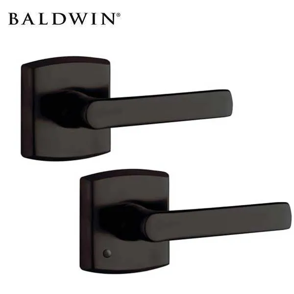 Baldwin Estate - Soho Lever Set - R026 Rose - Optional Finish - Privacy - Grade 2