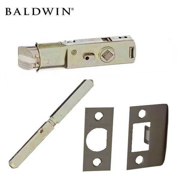Baldwin Reserve - PS.ROU.TSR - Round Knob Set - Traditional Square Rose - 112 - Venetian Bronze - Passage - Grade 2