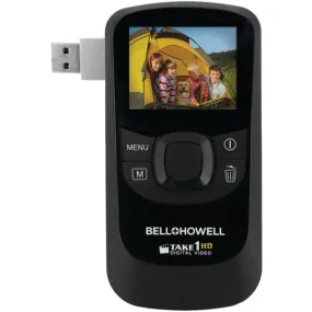 BELL HOWELL T10HD-BK 5.0-Megapixel 1080p Take1HD Digital Video Camcorder with Flip-out USB (Black)