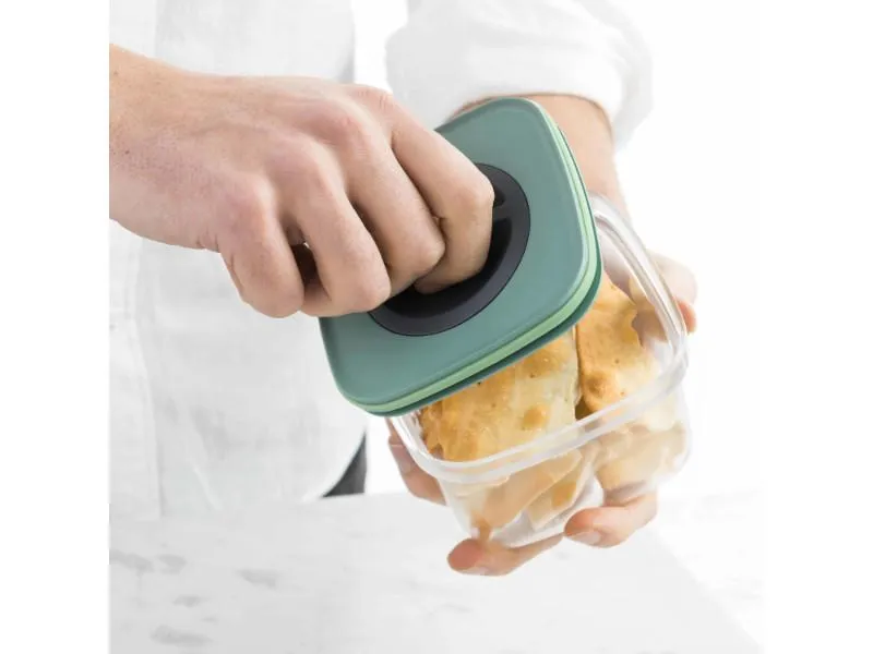 BergHOFF Leo 5Pc Smart Seal Food Container Set, Green, Airtight Lids, Leakproof