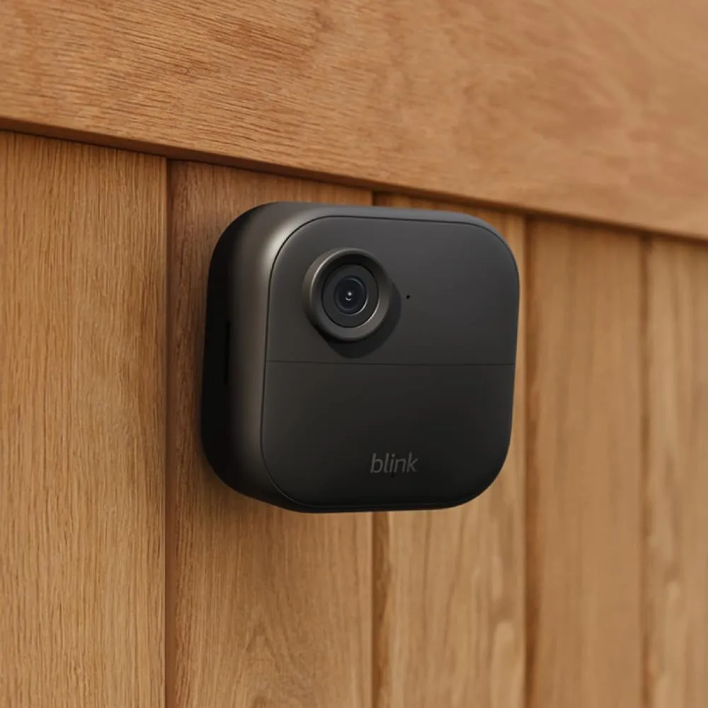 Blink Whole Home Bundle – Outdoor 4 camera, Mini 2 camera (white), Video Doorbell system (black) | HD video, motion detection, Works with Alexa