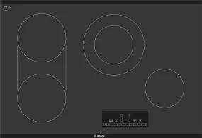 Bosch 30" 800 Series Ceramic Glass 4 Element BLK Electric Cooktop NET8069UC