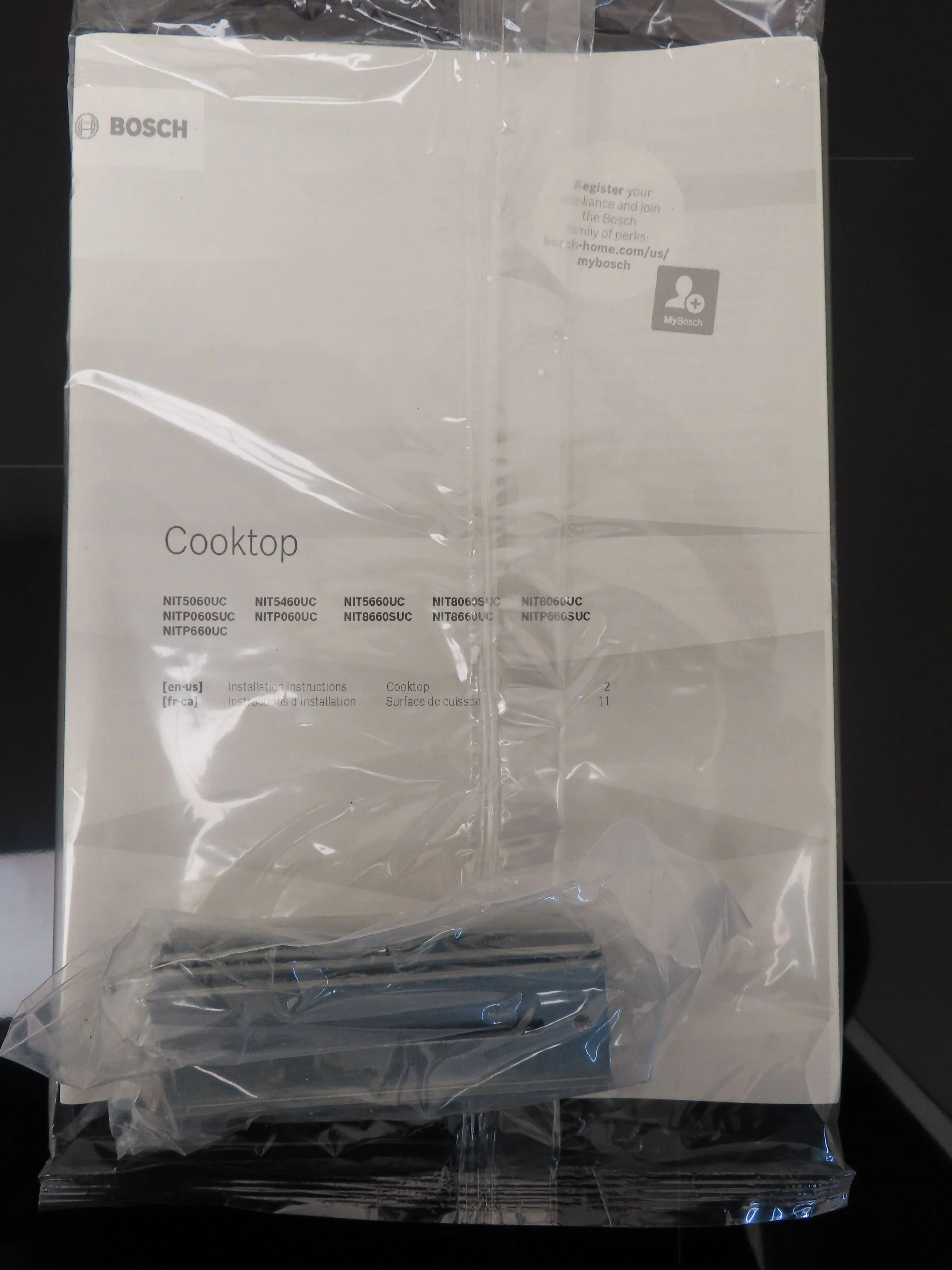 Bosch 500 Series NIT5660UC Black 36" Induction Cooktop With Full Warranty