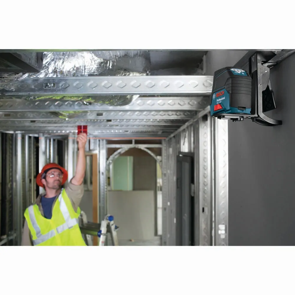 Bosch GCL 2-160 Self-Leveling Cross-Line Laser with Plumb Points