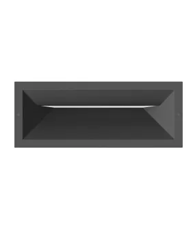 BRICKTRI: LED Tri-CCT Exterior Recessed Rectangular Wall / Brick Lights IP65