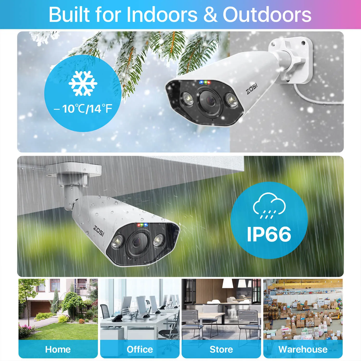 C182 5MP PoE IP Security Camera   Optional Cloud/Local Storage