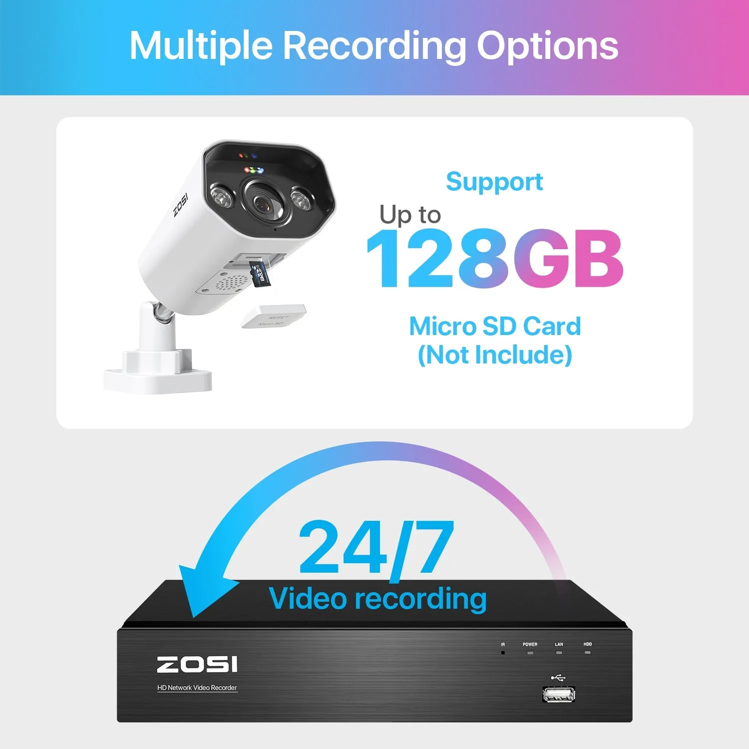 C182 5MP PoE IP Security Camera   Optional Cloud/Local Storage