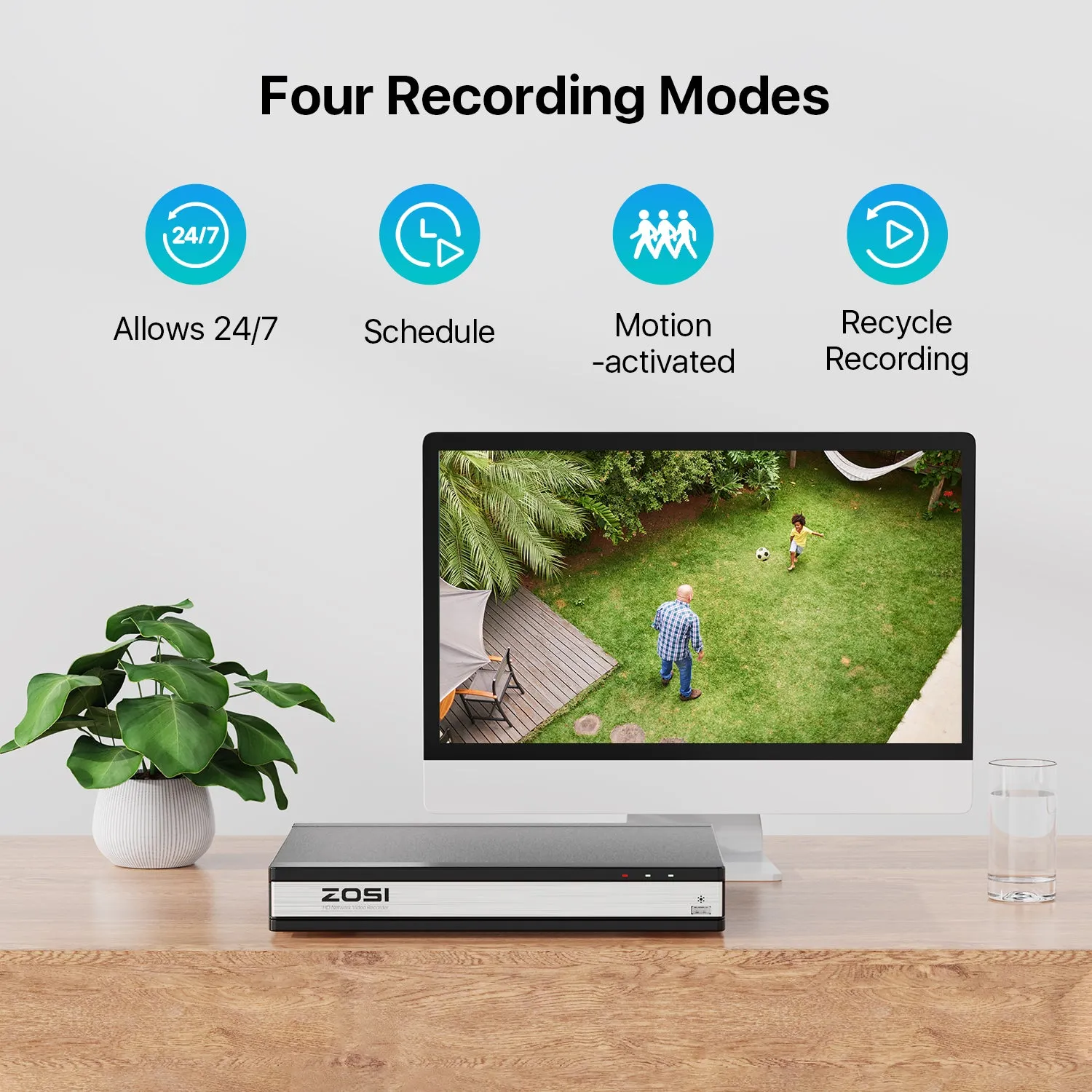 C296/C182 4K 16 Channel PoE Security System   4TB Hard Drive