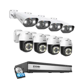 C296/C182 4K 16 Channel PoE Security System   4TB Hard Drive