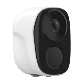 Cam F3 Wi-Fi(R) 1080p Full HD Smart Waterproof Outdoor Security Camera, White