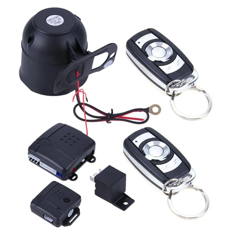 Car Vehicle Auto Burglar Alarm Protection Keyless Entry Security System With Remote Controllers Universal Car Alarm Systems Hot