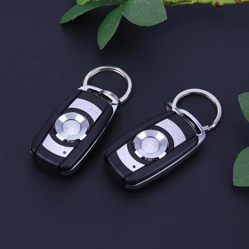 Car Vehicle Auto Burglar Alarm Protection Keyless Entry Security System With Remote Controllers Universal Car Alarm Systems Hot
