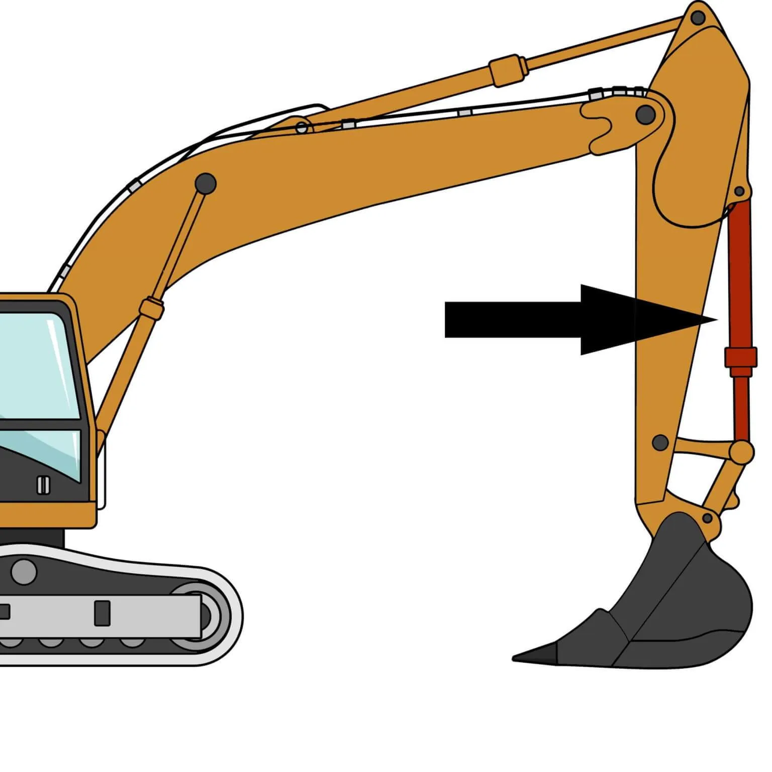 Cat 305E2 Bucket Cylinder Cushion Seal Kit